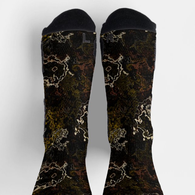 Camo Abstract 6 Socks (Top)