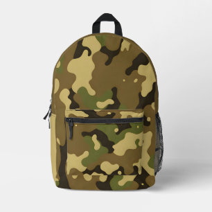 Camo Abstract Print Cut Sew Bag