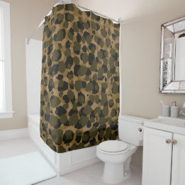 Camo Abstract  Shower Curtain