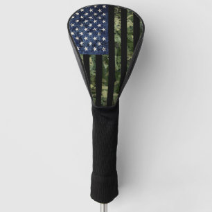 Camo American Flag Camouflage Golf Head Cover