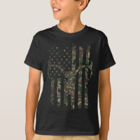 Camo American Flag Deer Skull Elk Hunting Usa Hunt