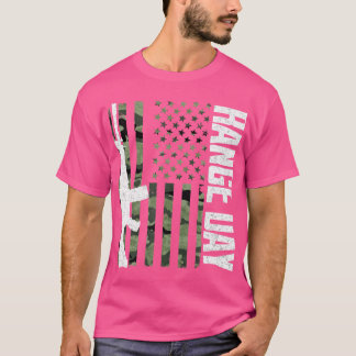 Camo American Flag Range Day Patriotic Gun Shootin T-Shirt