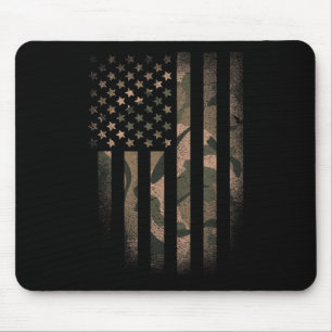 Camo American Flag Usa Military Tactical Camouflag Mouse Mat