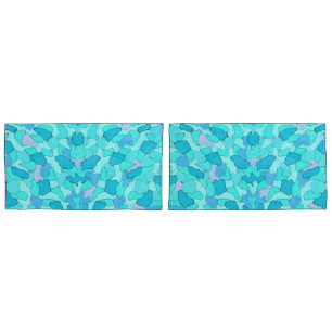 Camo Aqua Pillowcase