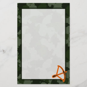 Camo Archery Stationery