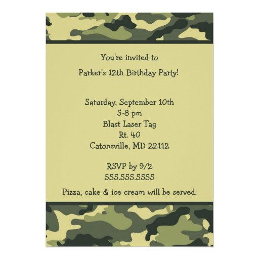 3,000+ Army Invitations, Army Announcements & Invites | Zazzle