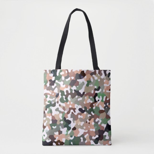 Camo Autumn Tote Bag (Front)