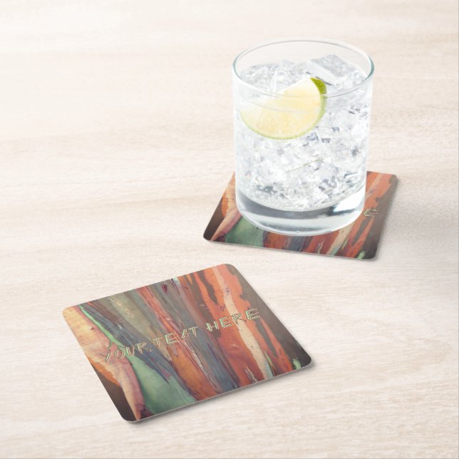 Camo Bark Paper Coaster (Insitu)
