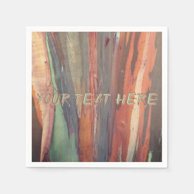 Camo Bark Paper Napkin (Front)