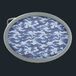 Camo Belt Buckle<br><div class="desc">Belt buckle shown in a blue camo print.
Customise this item or buy as is.</div>