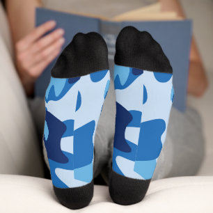 Camo Blue Socks