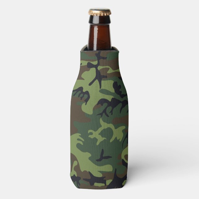 Camo Bottle Cooler (Bottle Front)