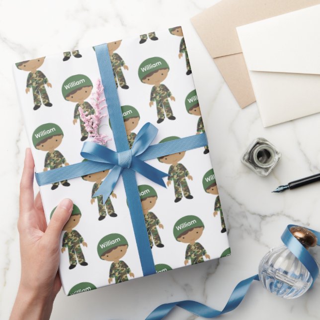 Camo Buddy Military Wrapping Paper (Gifting)