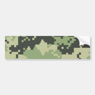 Camo Bumper Sticker