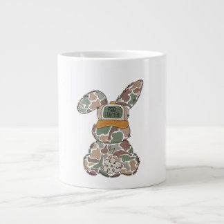 Camo Bunny Easter Egg Hunter Shirt Graphic Large Coffee Mug