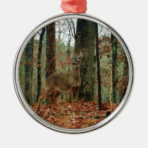 Camo,Camouflage Deer Metal Tree Decoration