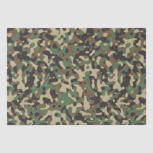 Camo camouflage pattern tissue paper