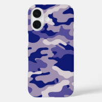 Camo Camping Hunting Blue Camouflage