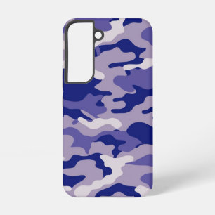 Camo Camping Hunting Blue Camouflage Samsung Galaxy Case