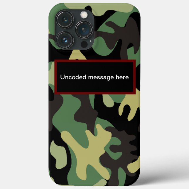 Camo Case-Mate iPhone Case (Back)