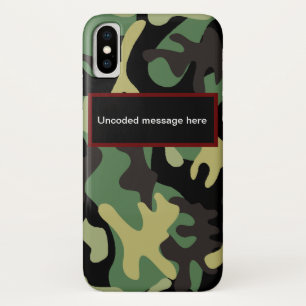 Camo iPhone X Case