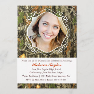 Camo Class of 2014 Graduation Invitation