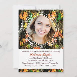 Camo Class of 2014 Graduation Invitation