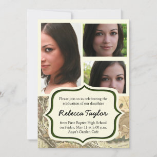 Camo Class of 2014 Graduation Invitation