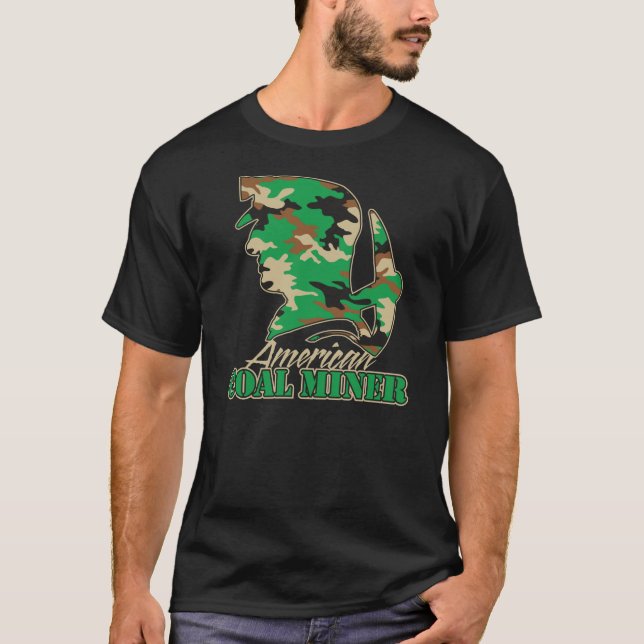 CAMO COAL MINER T-Shirt (Front)