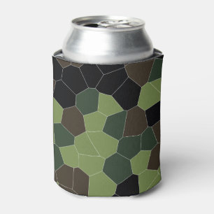 Camo Colour Pattern Can Cooler