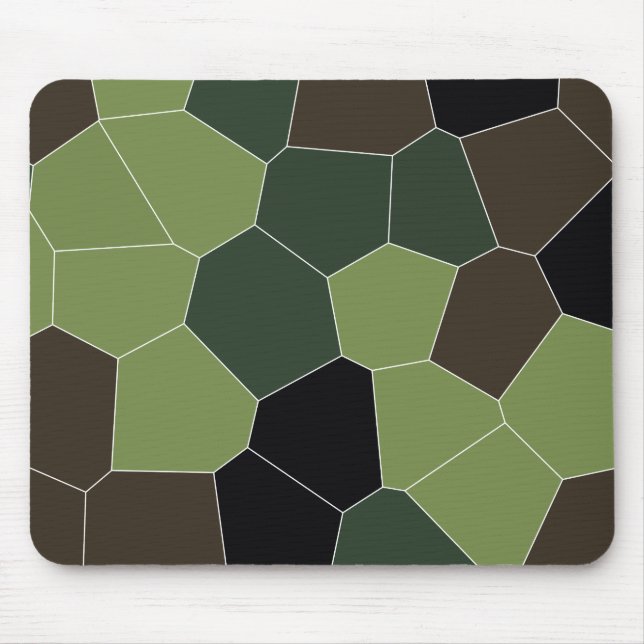 Camo Colour Pattern Mouse Mat (Front)