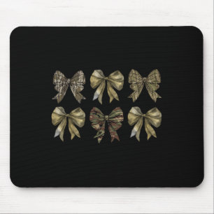 Camo Coquette Bow Duck Hunting Girls Boys  Mouse Mat