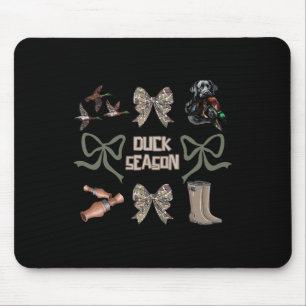 Camo Coquette Bow Duck Season Duck Hunting Women G Mouse Mat