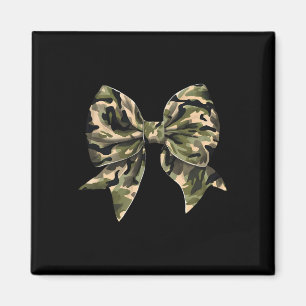 Camo Coquette Bow Hunt Duck Hunting Camouflage Magnet