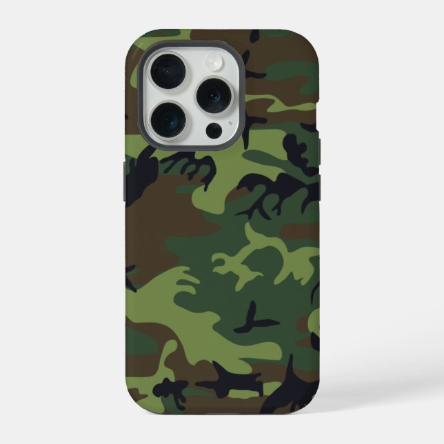 Camo Crazy: When You Just Can't Get Enough iPhone Case (Back)