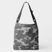 Camo Cross Body Bag, Large
