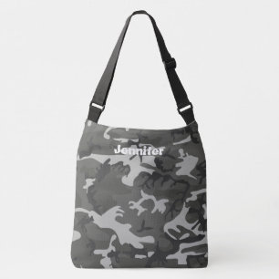 Camo Cross Body Bag, Large Crossbody Bag
