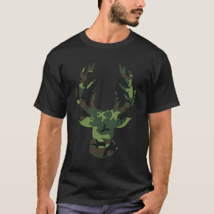 Camo Deer Hunting Camouflage Deer Hunting Season H T-Shirt