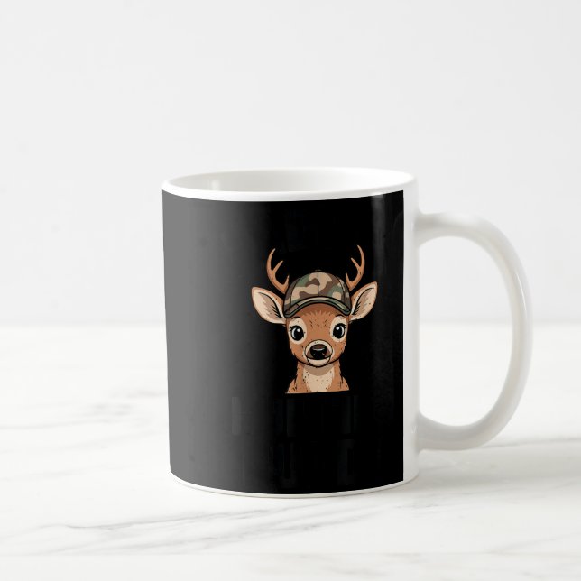 Camo Deer Hunting Daddy's Hunting Buddy Youth Boy  Coffee Mug (Right)