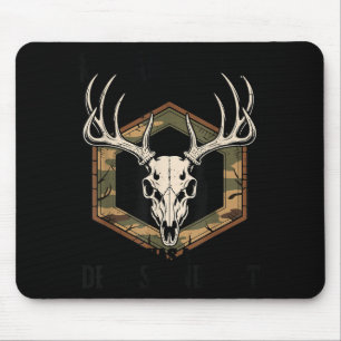 Camo Deer Hunting My Family Tree Has Deer Stand In Mouse Mat