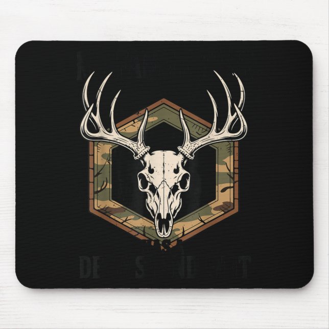Camo Deer Hunting My Family Tree Has Deer Stand In Mouse Mat (Front)
