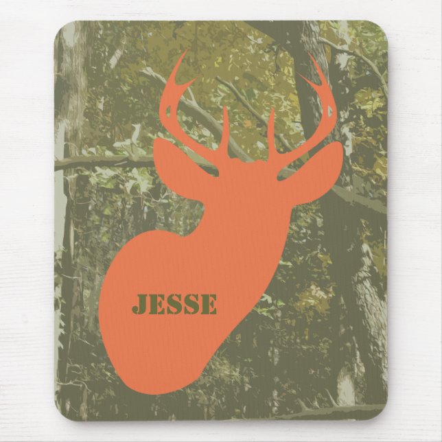 Camo & Deer Mousepad (Front)