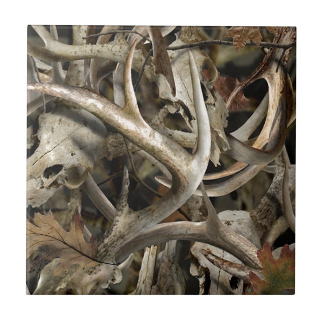 Camo Deer Skulls Tile (Front)