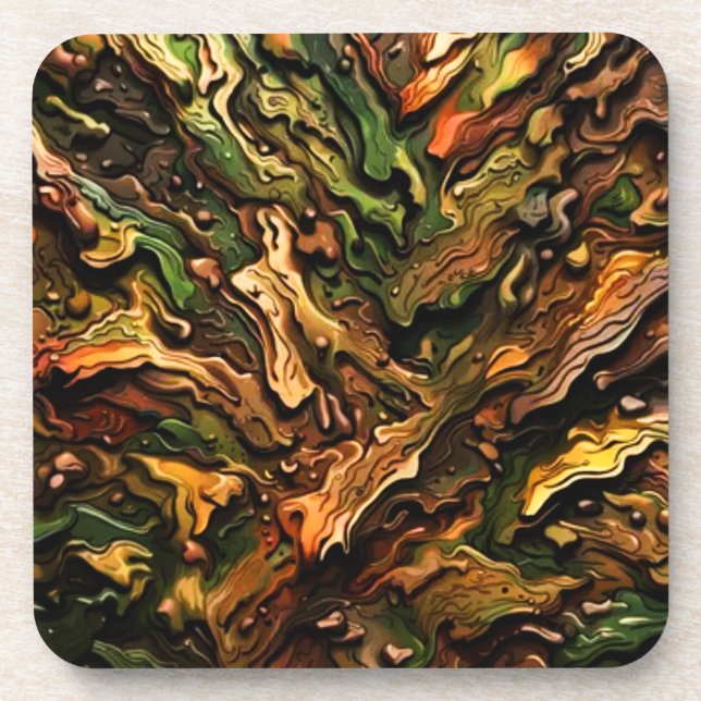 Camo Design Coaster (Front)