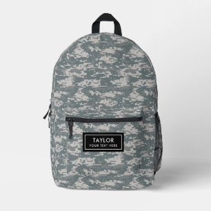 Camo Digital Camouflage Printed Backpack