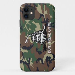 Camo Dont Tread On Me Gadsden Flag Case Camouflage