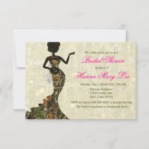 Camo Elegant Bridal Shower Invitation