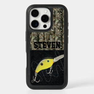 Camo Fish Bass Fishing Personalised Name Crankbait