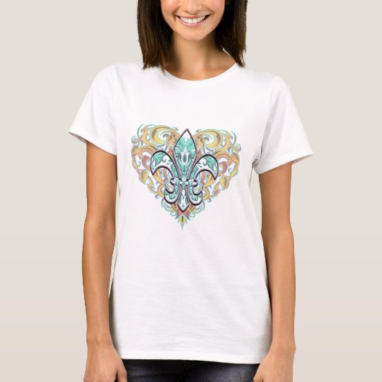 Camo Fleur De Li T-Shirt