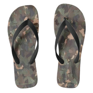 camo flip flops
